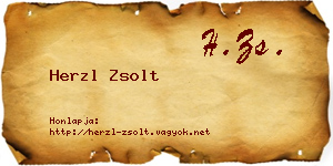 Herzl Zsolt névjegykártya